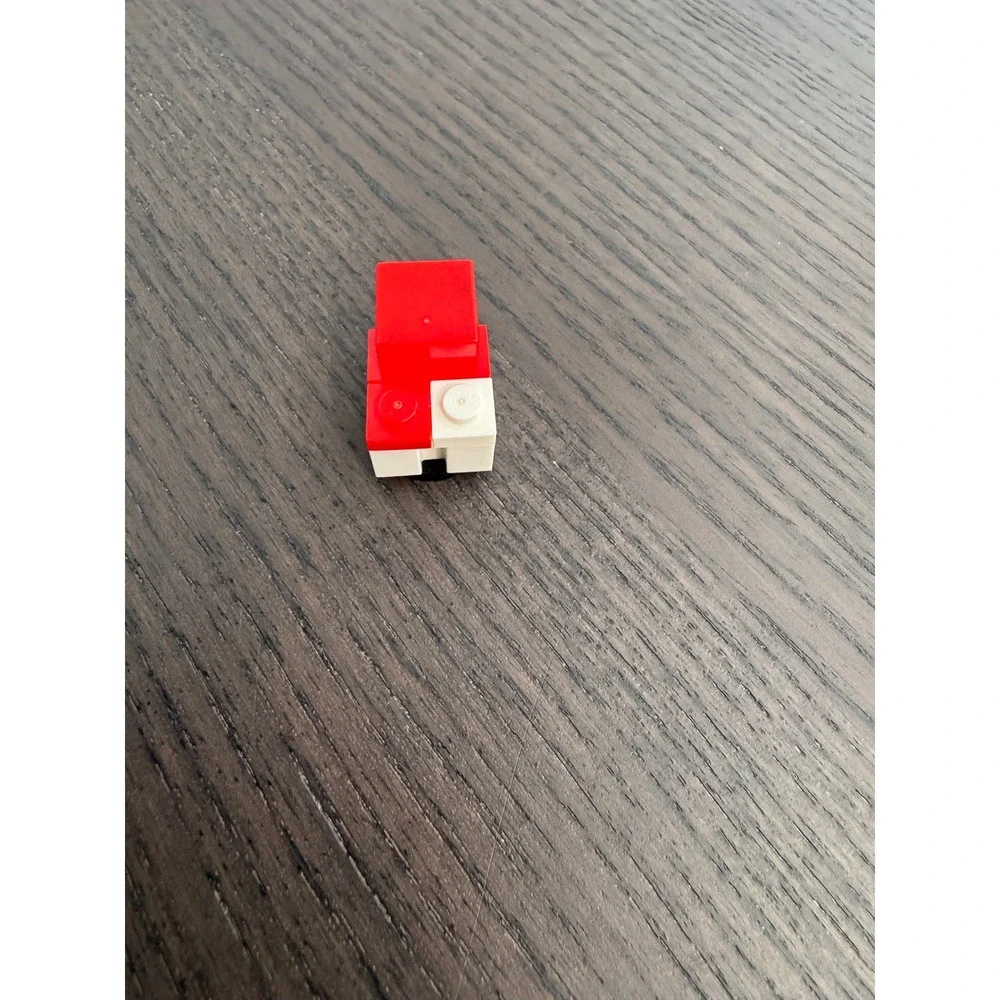 LEGO Minecraft‎ Mooshroom Baby Cow Figure Small Red White Pixelated Animal - Picture 5 of 5